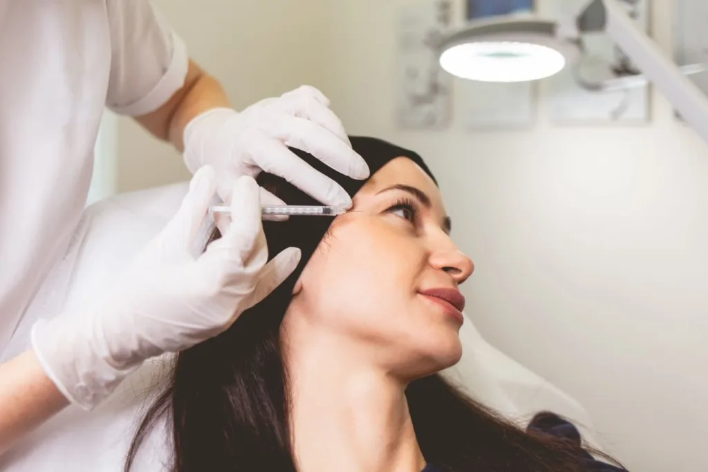 Professional Xeomin treatment showing Xeomin benefits for smoother skin