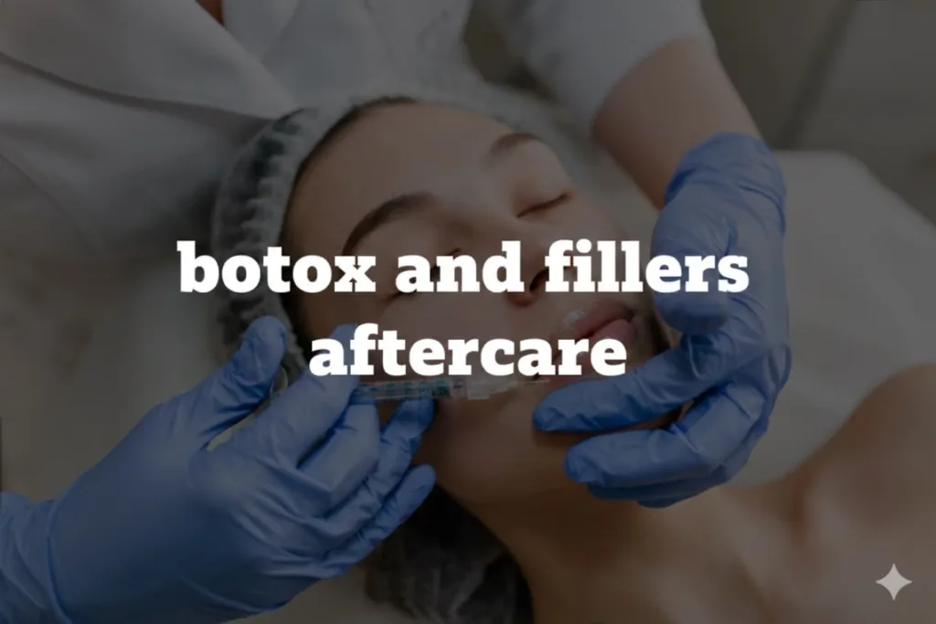 illustrating botox and fillers aftercare for safe and effective post-treatment results.